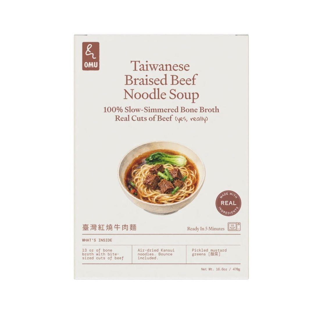 OMU Taiwanese Braised Beef Noodle Soup - 470g