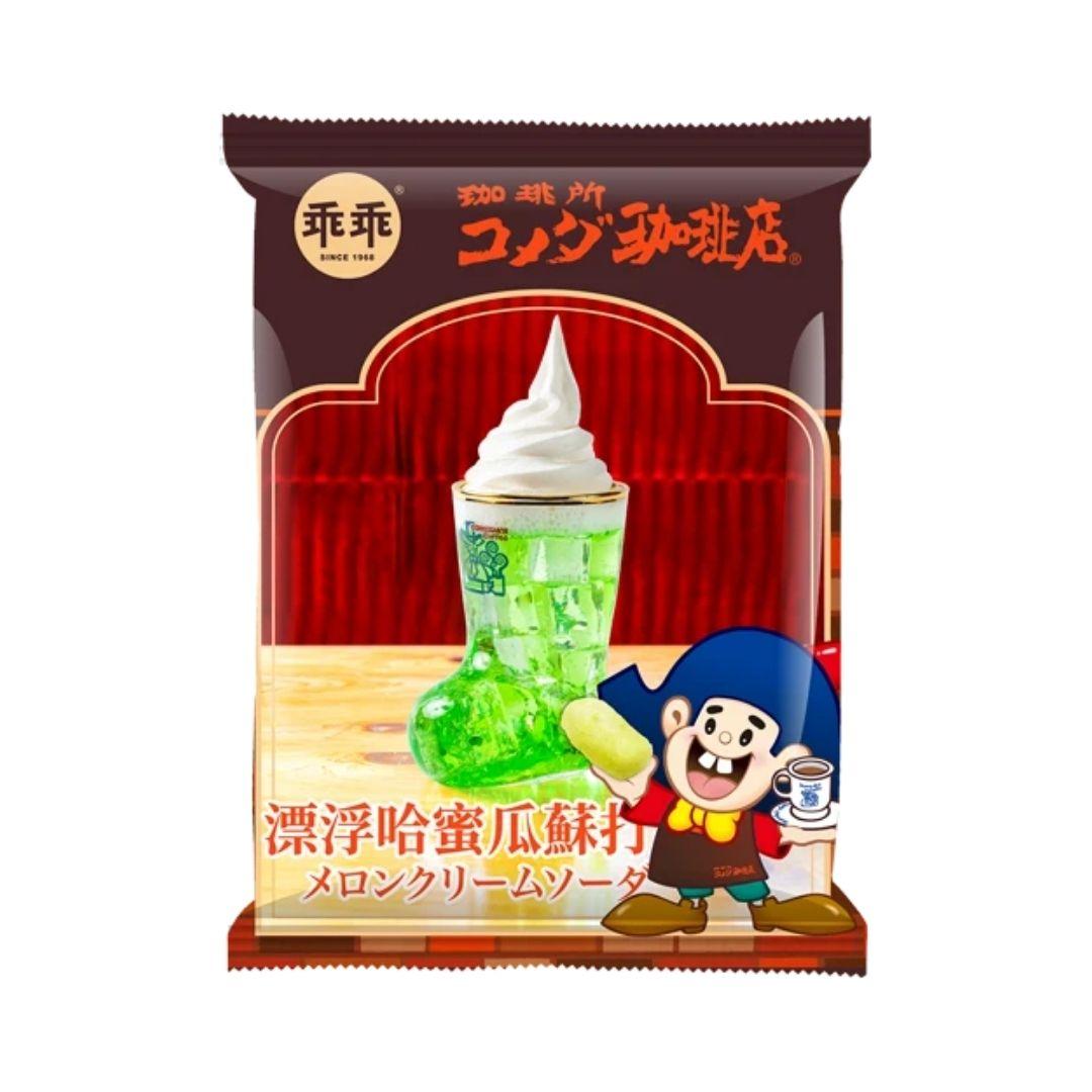 Kuai Kuai x Komeda's Coffee Corn Sticks Melon Cream Soda Flavor - 52g