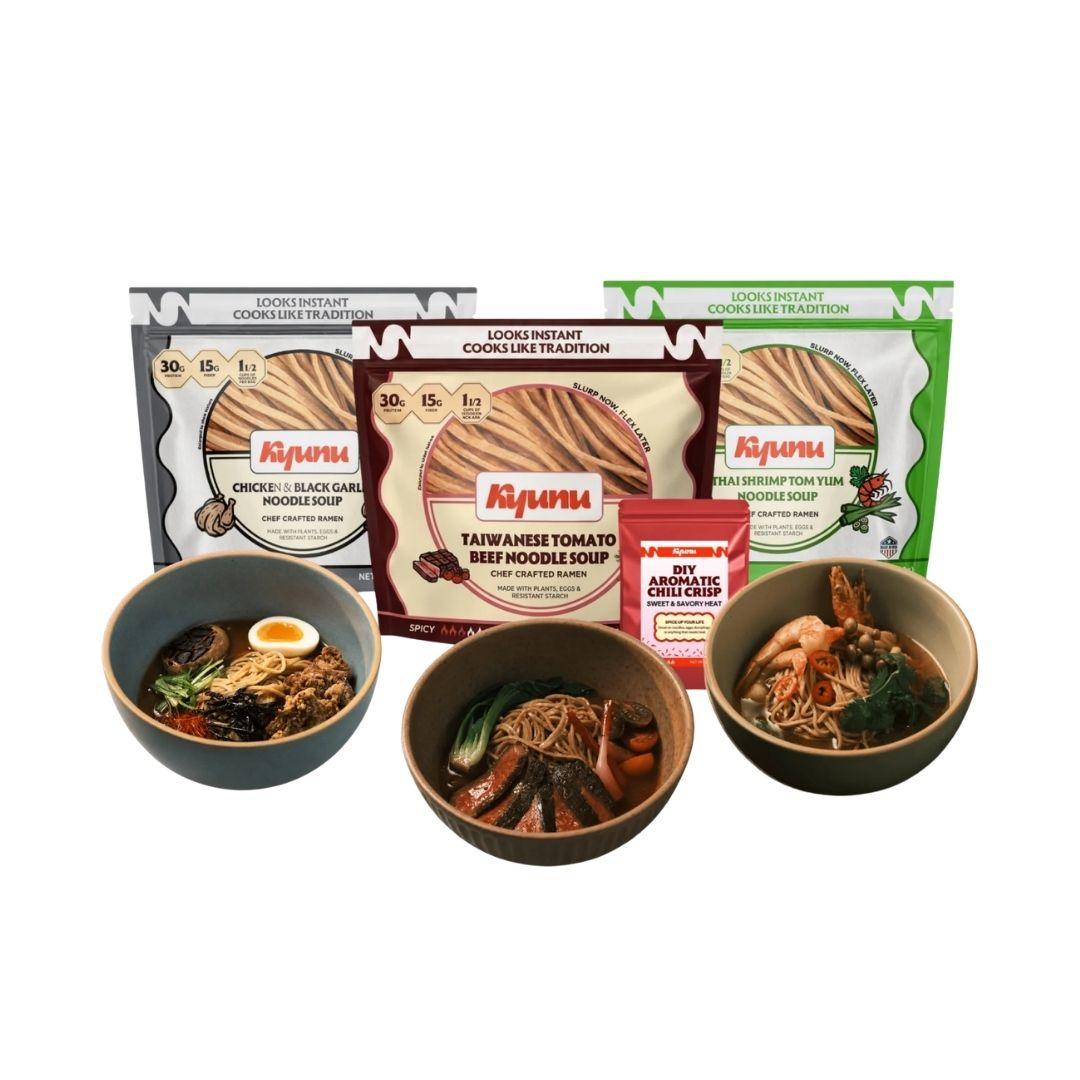 KYUNU Chef's Seasonal Trio & Chili Crisp - 2.1lb