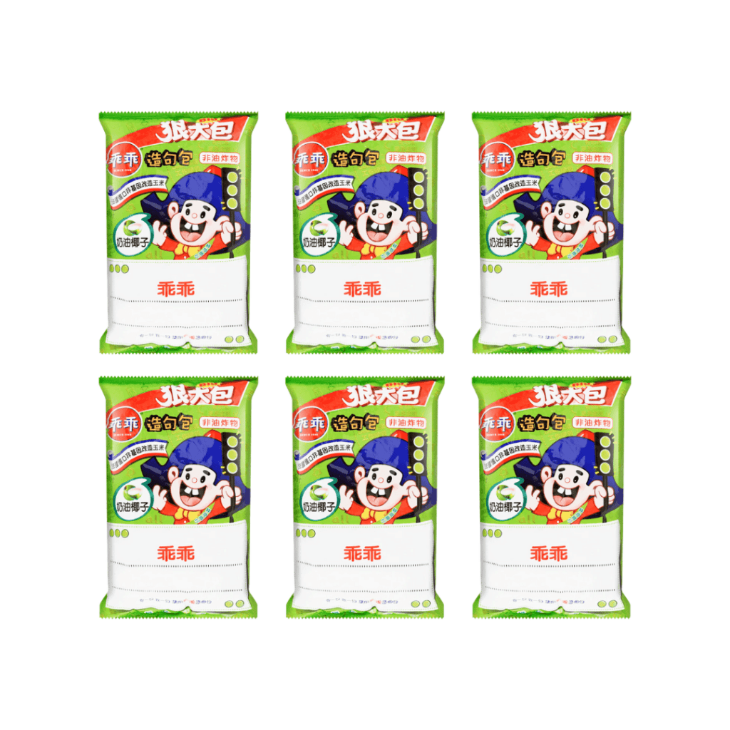 Kuai Kuai Corn Snack Butter Coconut Flavor Large - 80g