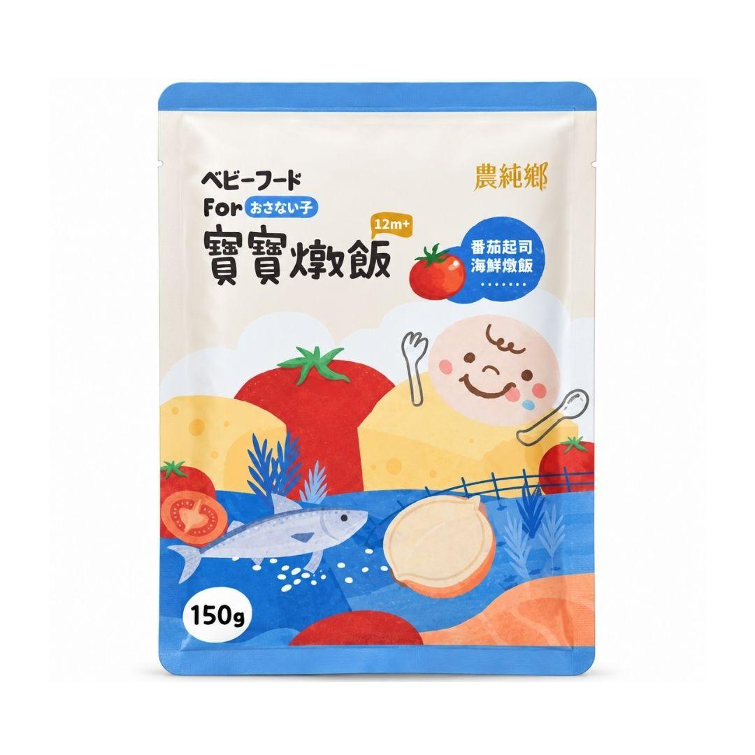 Nong Chun Xiang Baby Risotto Tomato Cheese Seafood - 150g