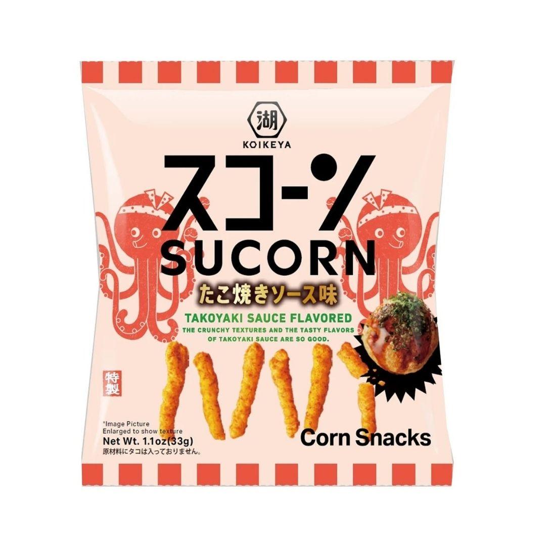 Koikeya SuCorn Takoyaki Flavor Corn Snack - 33g