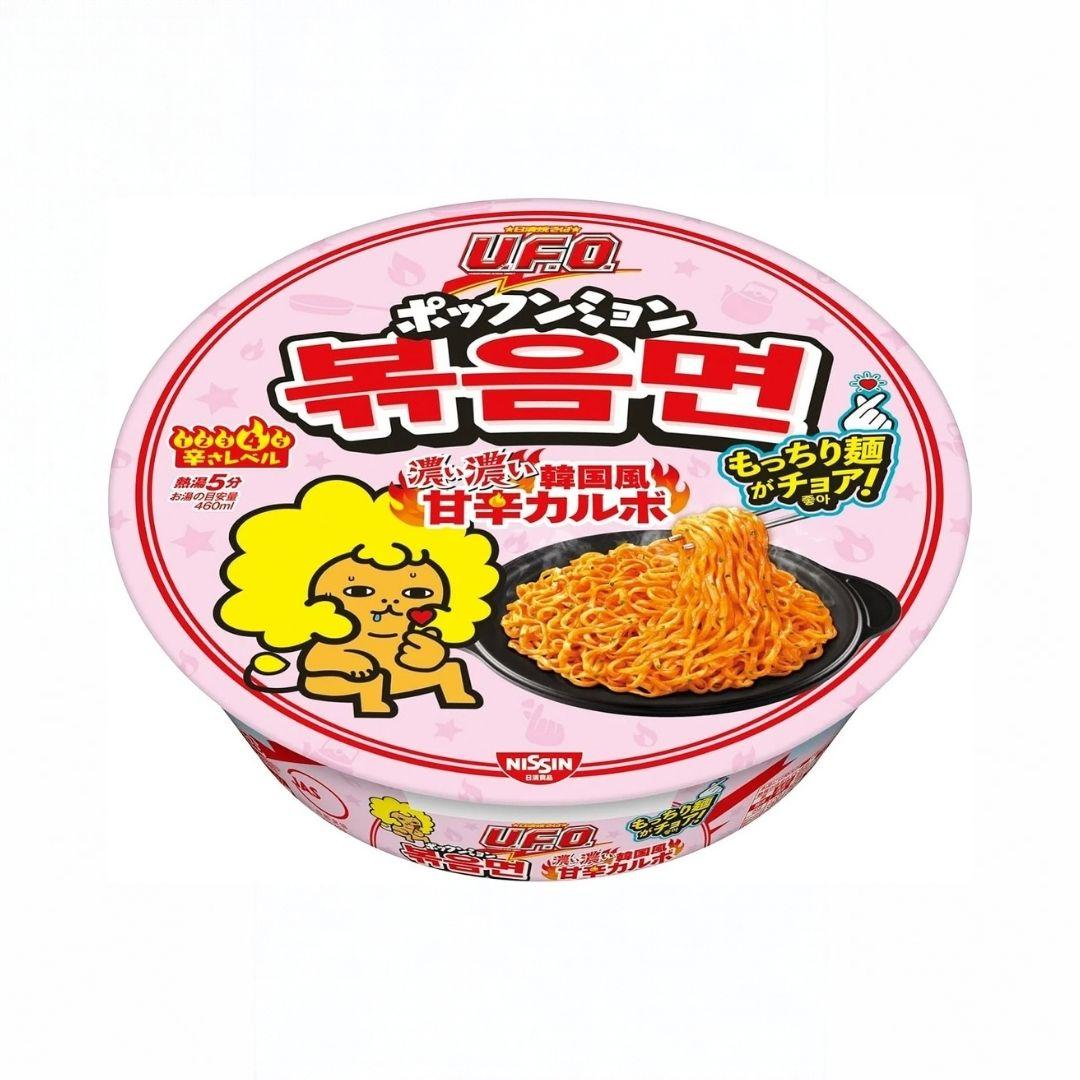 日清 炒面U.F.O. 韩式甜辣卡邦尼炒面 - 101g
