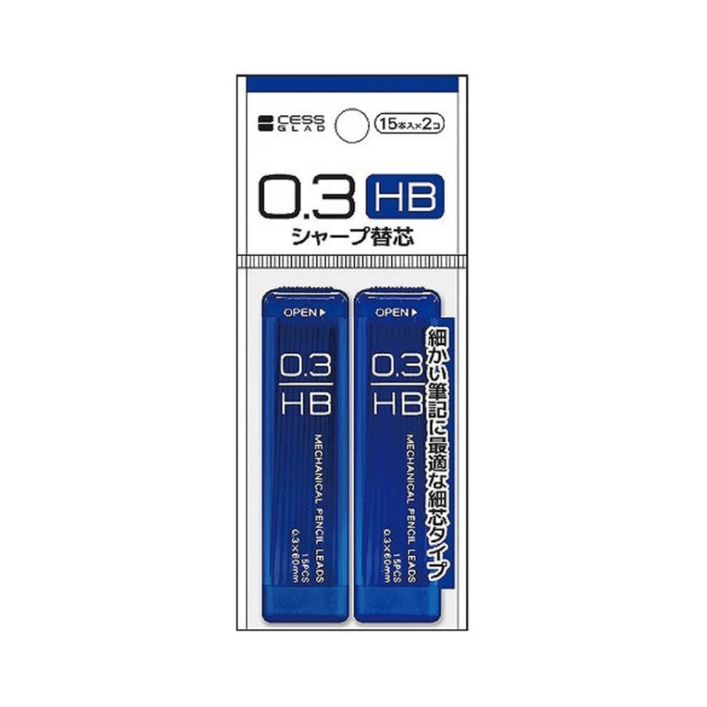 Mechanical Pencil Leads 15 pcs × 2 packs – 0.3 mm HB