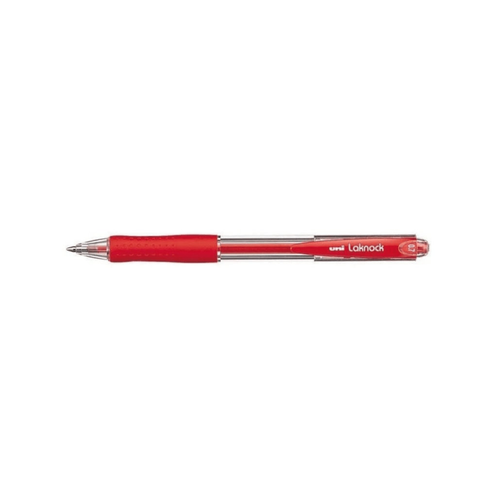 Mitsubishi Raku-Knock Ball Pen 0.7 mm Red