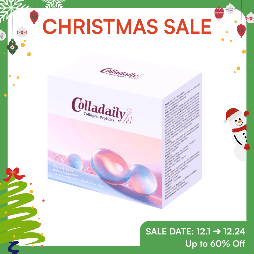 【Christmas Specials】Colladaily Collagen Peptides - 7g x 15 Pack
