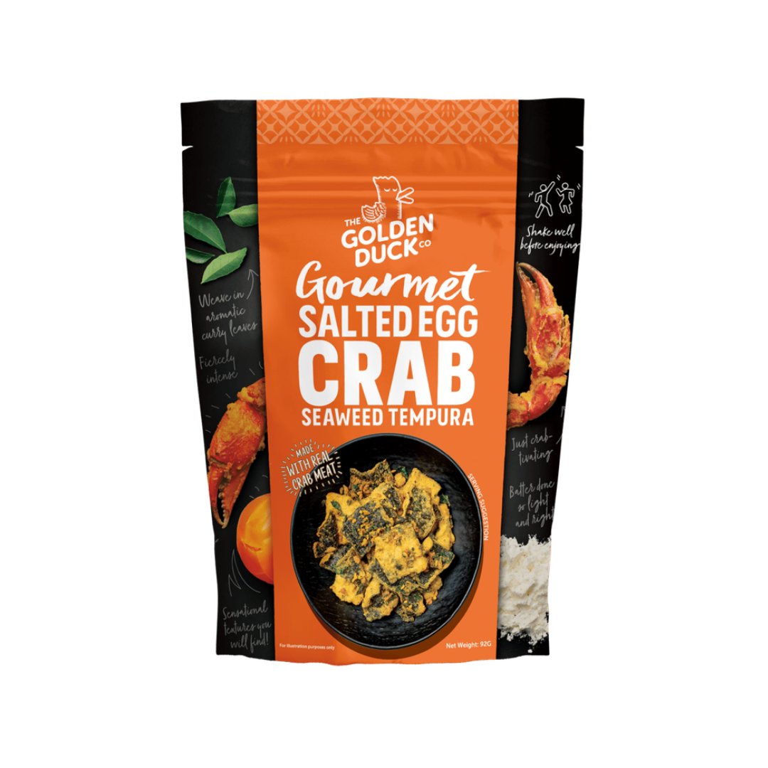 Golden Duck Salted Crab Seaweed Tempura - 102g - ding-go
