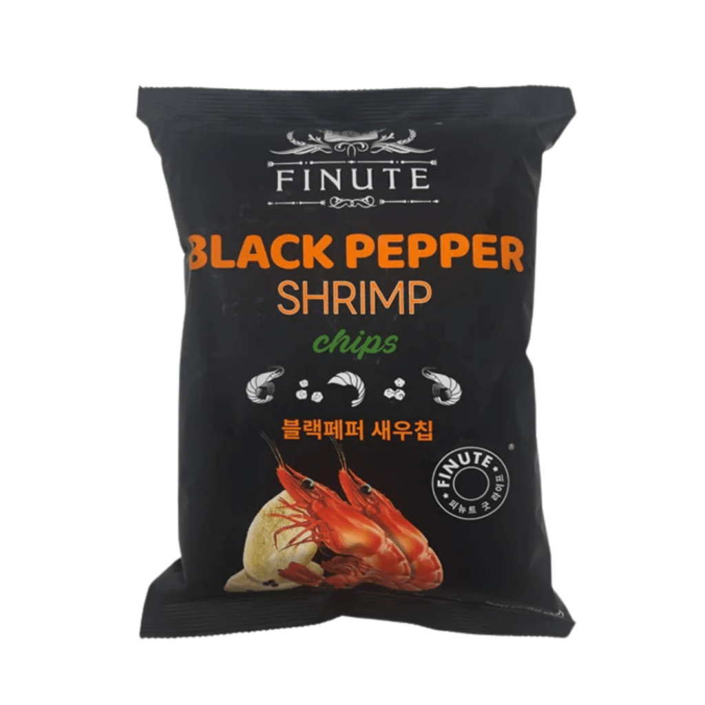 Finute Black Pepper Shrimp Chips - 82g