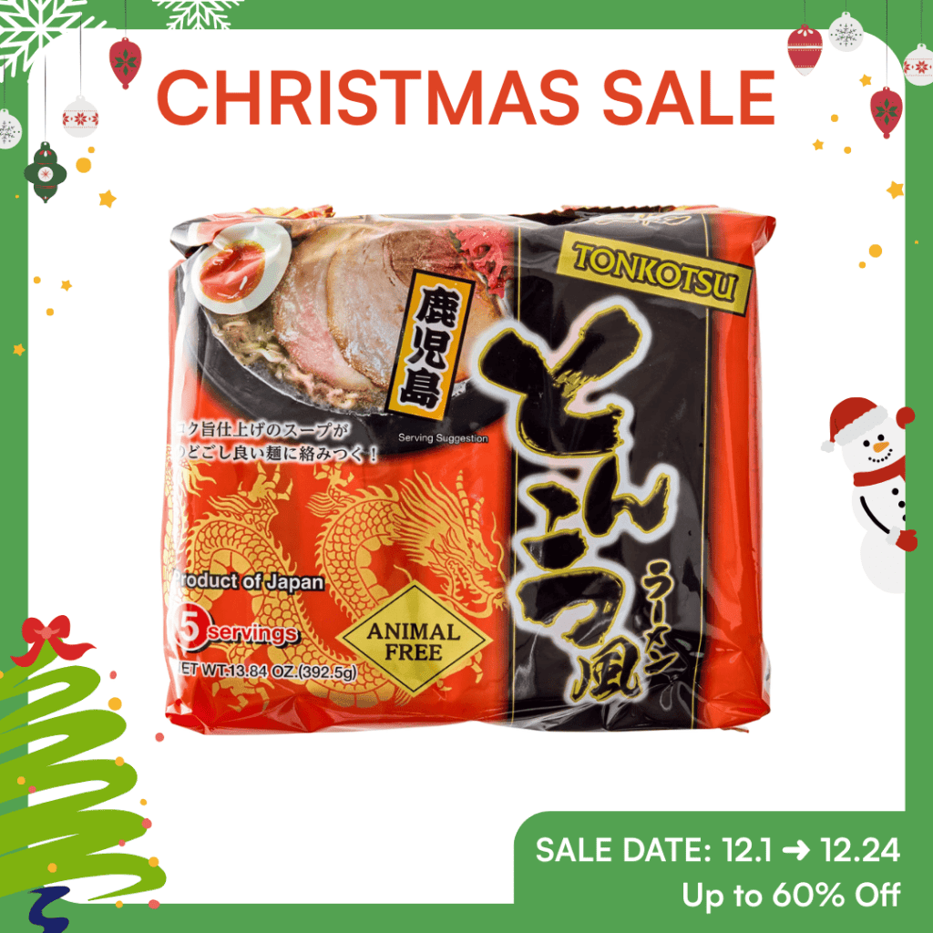 【Christmas Specials】Vegetarian Kagoshima Tonkotsu Ramen - 440g