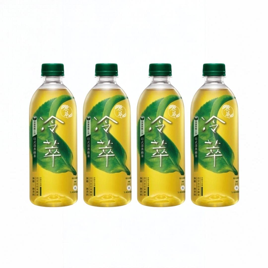 リアルリーフ コールドブリュー 深蒸し茶 450ml x 4