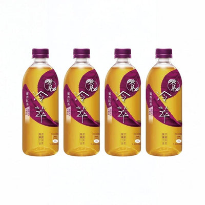 リアルリーフ コールドブリューハニーブラックティー 450ml x 4