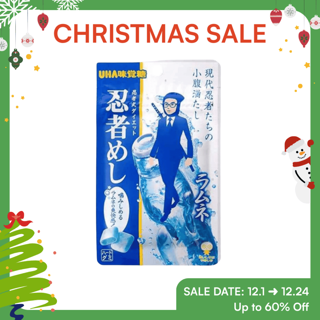 【Christmas Specials】UHA Mikakuto Ninja Meshi Ramune – 20g