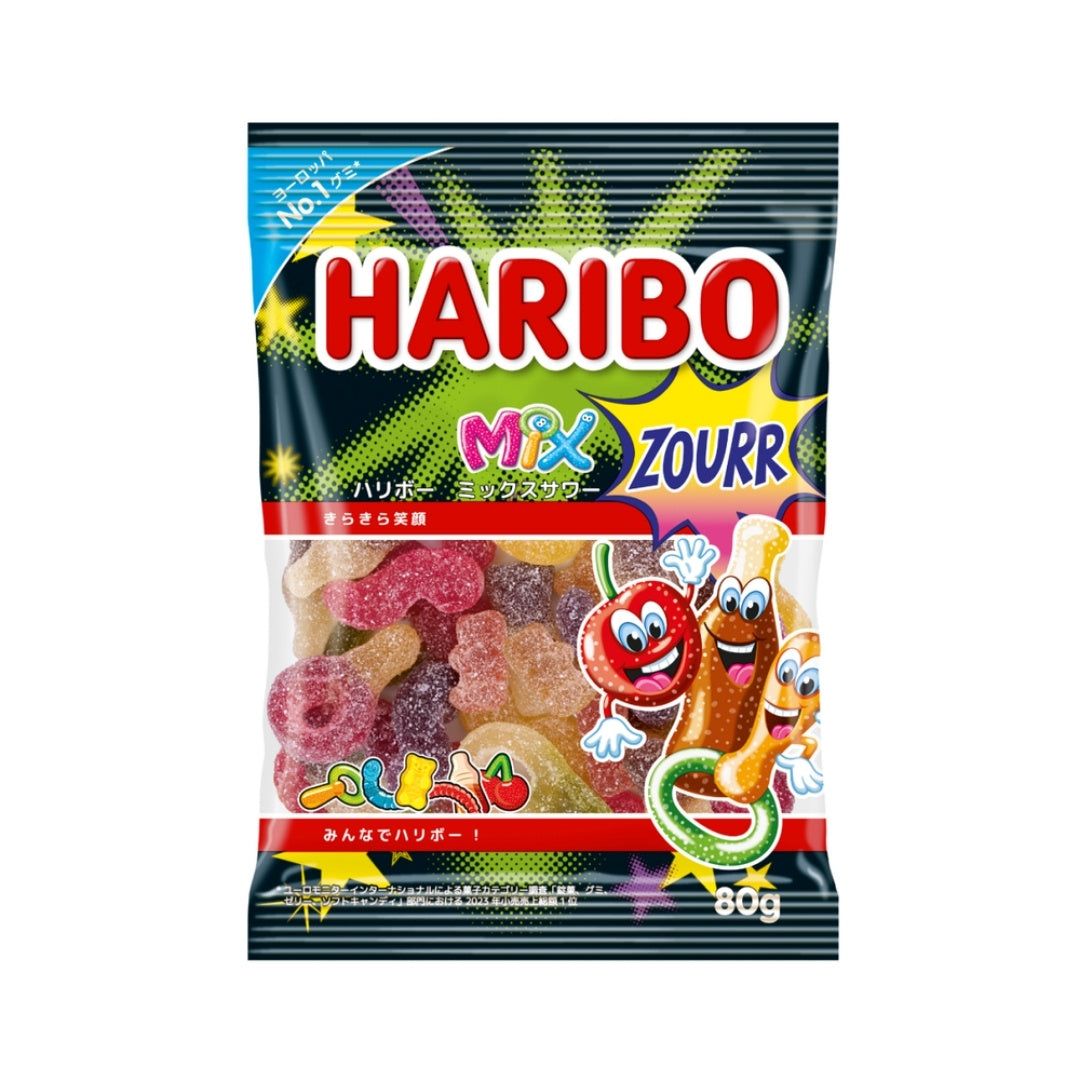 Haribo Mixed Sour - 80g - ding-go