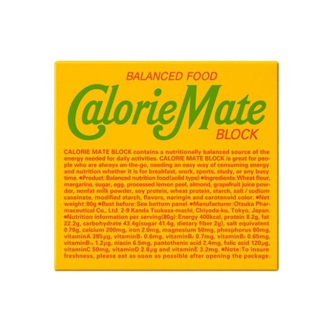 Otsuka Calorie Mate Block Fruit 4 Bars - 80g - ding-go