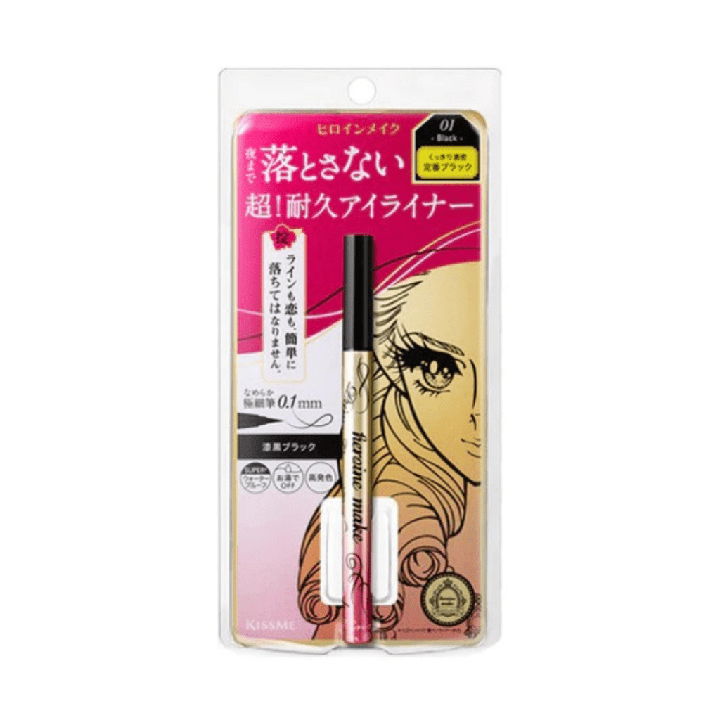 【Christmas Specials】Heroine Make Prime Liquid Eyeliner Rich Keep - 01 Jet Black - 0.4g