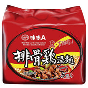 味味A 排骨雞湯麵 - 82g x 5包
