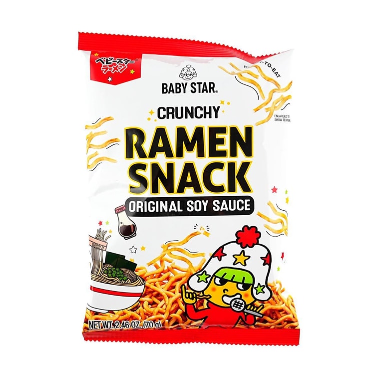 Baby Star Tiny Original Soy Ramen Snack – 70g