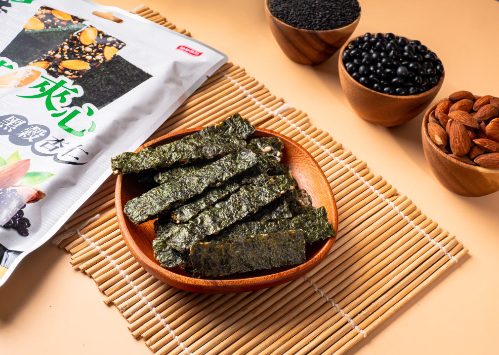 元本山 海苔堅果夾心 黑穀杏仁風味 - 40g