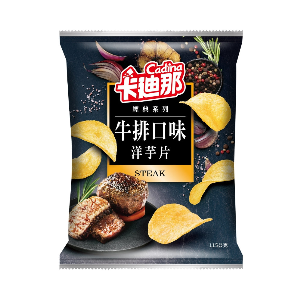卡迪那 洋芋片 牛排口味 - 115g
