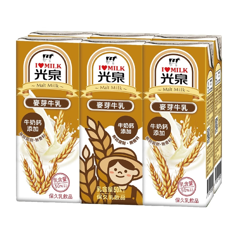 Kuang Chuan Malt Milk - 200ml x 6