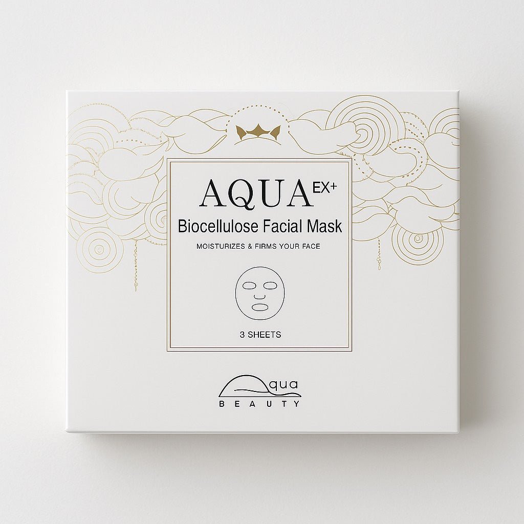 AQUA EX+ Biocellulose Facial Mask - 3 Pack