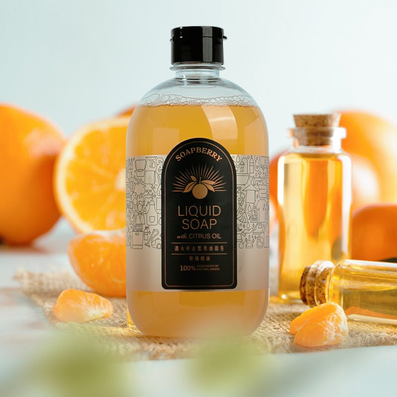 Soapberry Clean Liquid Soap Refreshing Citrus Scent - 1000g