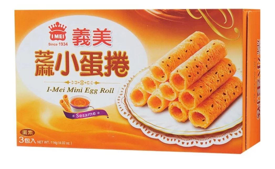 IMEI Mini Egg Roll Sesame Flavor - 114g