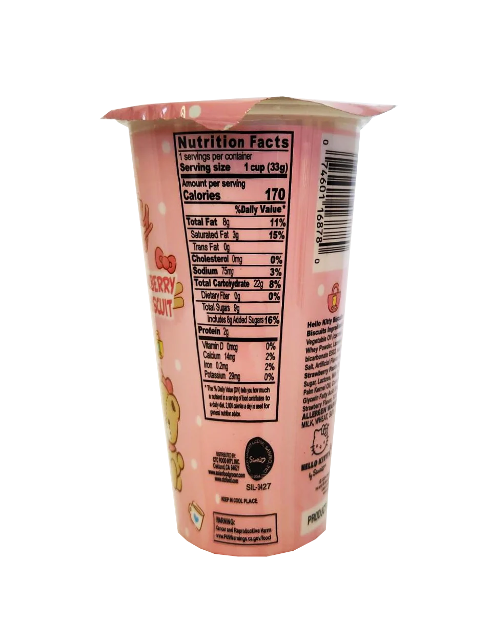 HELLO KITTY Biscuit Strawberry Dip - 33g