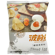Hua Yuan Potato Chips Salty Egg Yolk Flavor - 34g