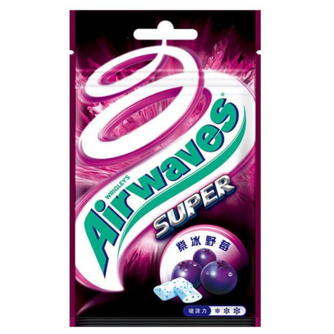 Airwaves Super極酷嗆涼紫冰野莓 - 36.4g 