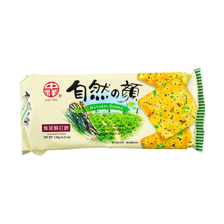 Natural Series Seaweed Crackers - 120g