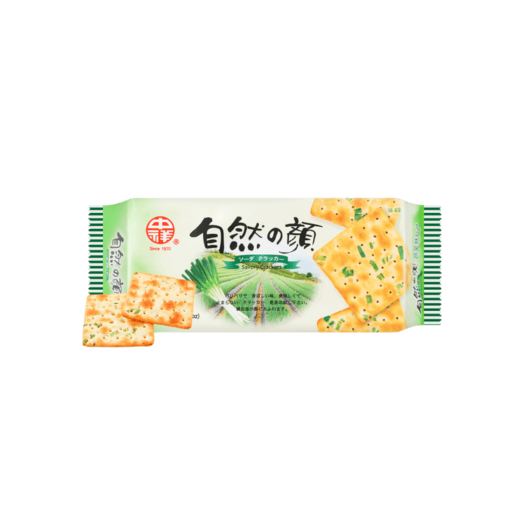 Natural Series Green Onion Crackers - 120g