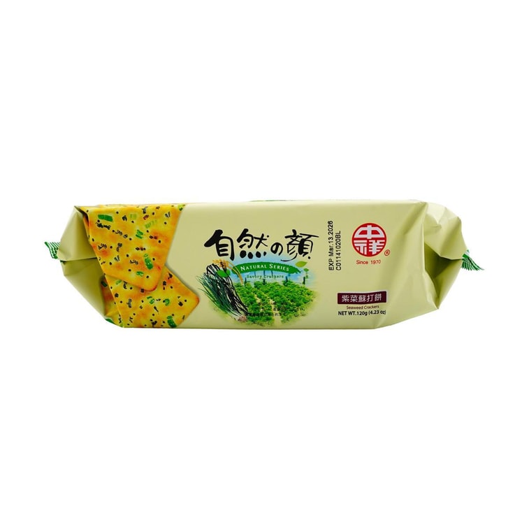 Natural Series Seaweed Crackers - 120g