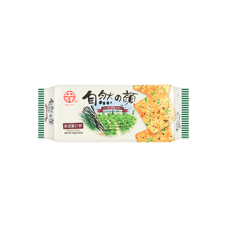 Natural Series Seaweed Crackers - 120g