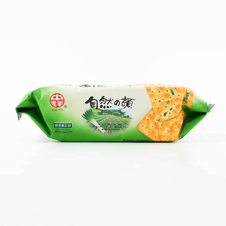 Natural Series Green Onion Crackers - 120g