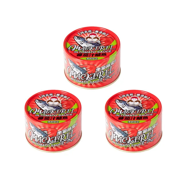 東和番茄汁鯖魚 紅罐 易開罐 - 230g x 3