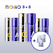 【 3+3 】MIRAE Retinol 3X Plus Super Serum + Vitamin C & CICA Extra Brightening Bundle + Free PDRN Exosome Masks*3