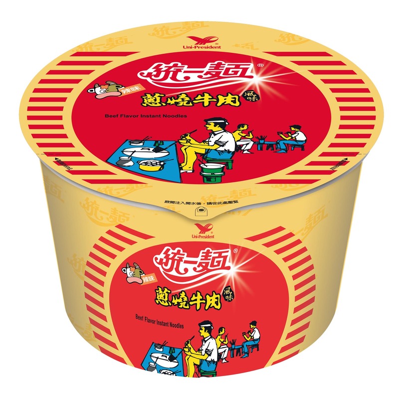 統一蔥燒牛肉風味麵 碗裝 - 90g 