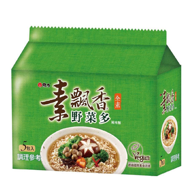 維力 素飄香 野菜多風味麵 - 80g x 5 