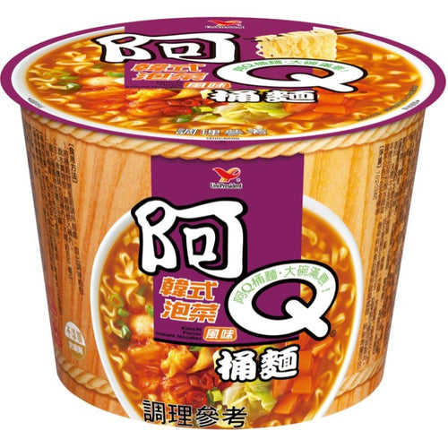 統一阿Q桶麵 韓式泡菜風味 - 102g 