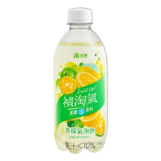 Young Zen Sparkling Soda Lemon Flavor - 420ml