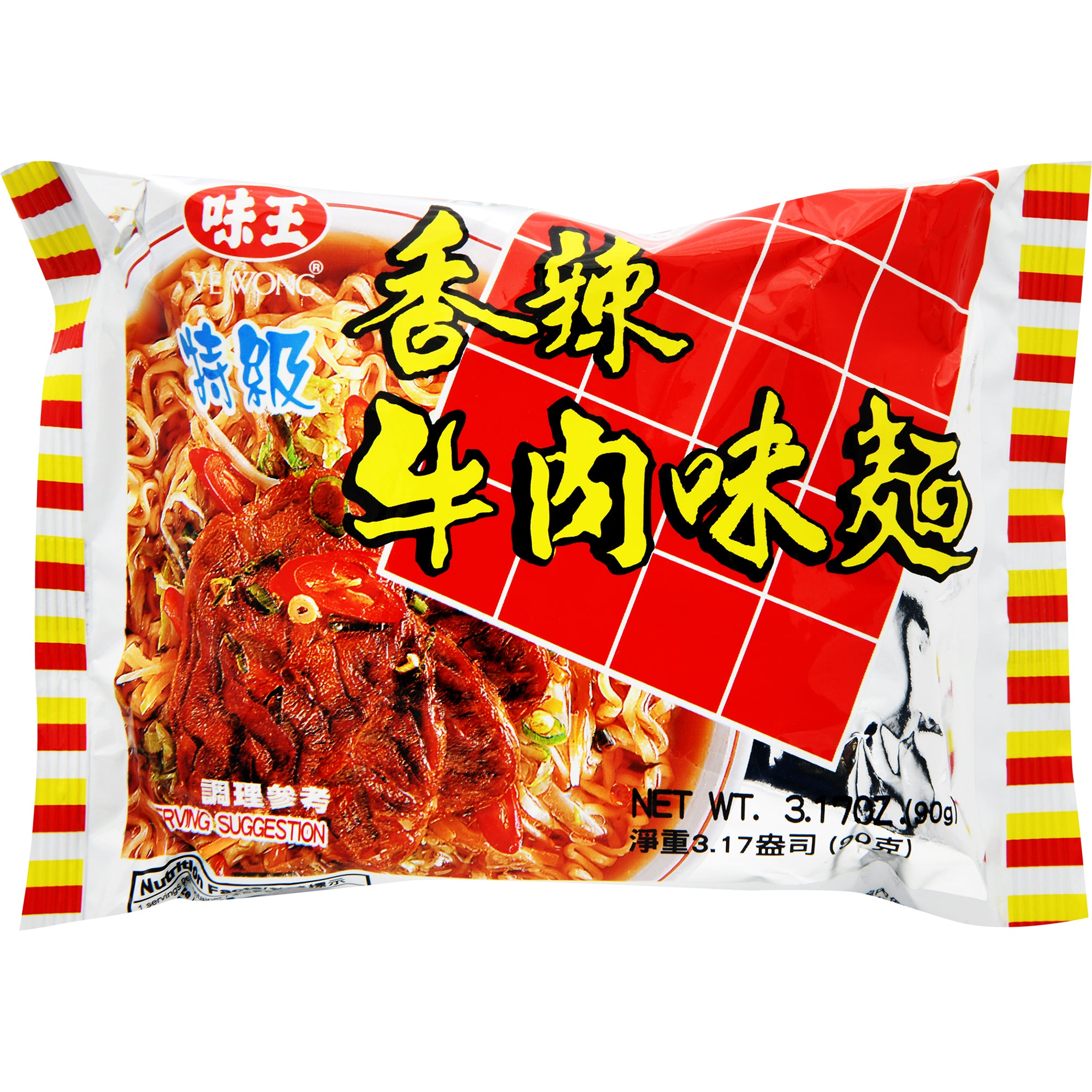 味王香辣牛肉麵 - 90g