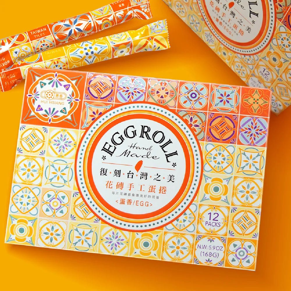 Taiwan Tile Handmade Egg Roll (Egg Flavor) - 168g