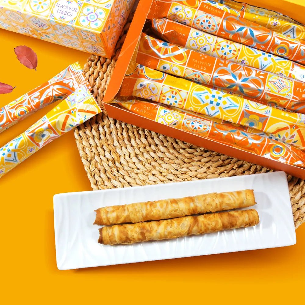 Taiwan Tile Handmade Egg Roll (Egg Flavor) - 168g
