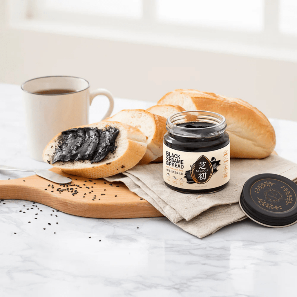 Sesaole Maple Syrup Black Sesame Spread - 170g