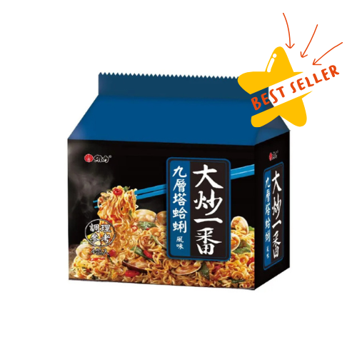 Wei Lih Dried Noodle Basil Clam Flavor - 4 Pack