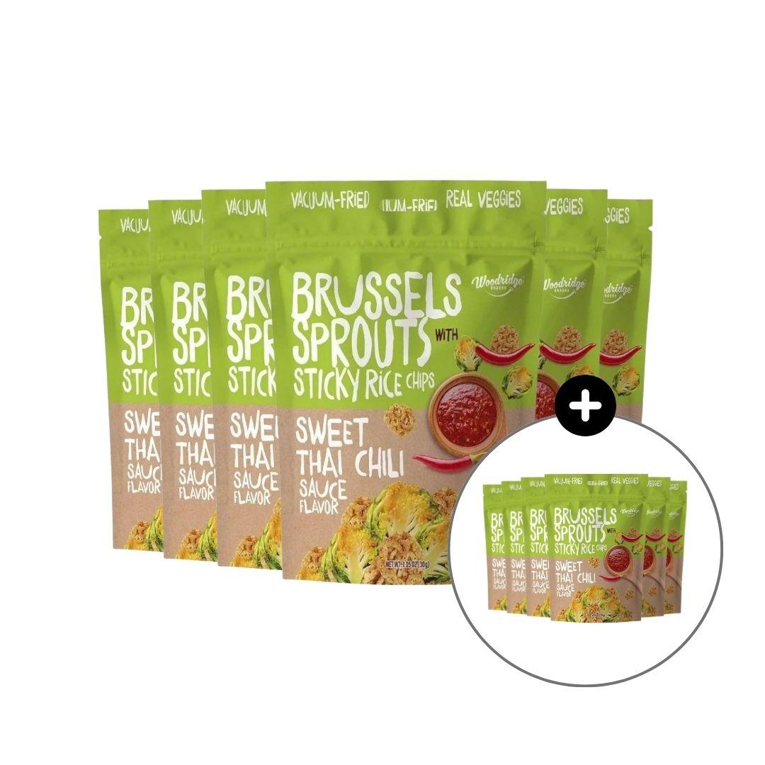 Woodridge Snacks Brussels Sprouts w/ Sticky Rice Chips Sweet Thai Chili (1.06 oz.) - 30g