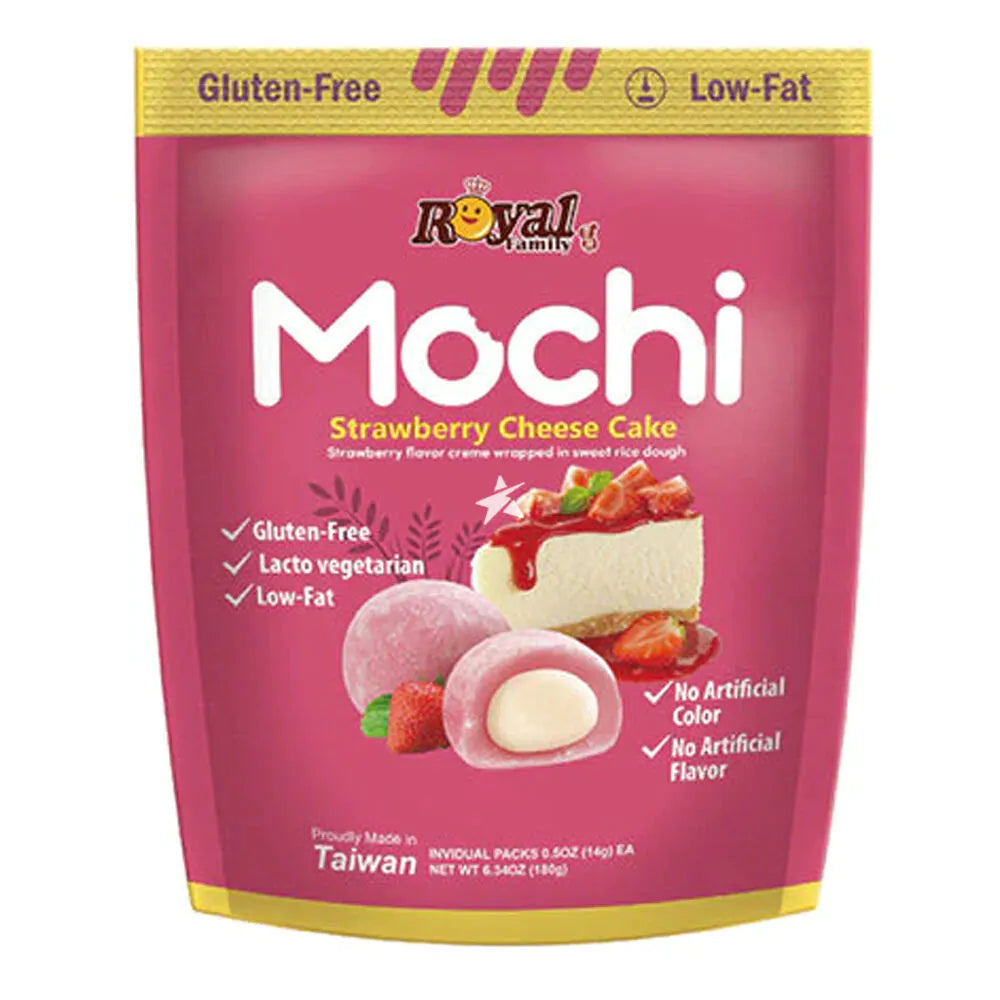Royal Family Strawberry Cheesecake Mochi - 180g