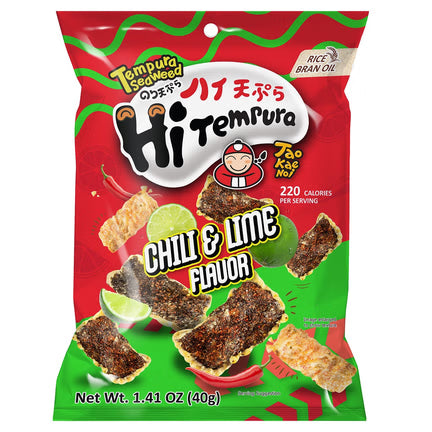 Taokaenoi Tempura Seaweed Chilli and Lime Flavor - 36g