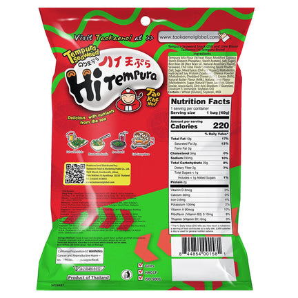 Taokaenoi Tempura Seaweed Chilli and Lime Flavor - 36g